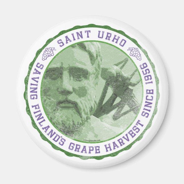 Íman Rua. Urho Seal - Magnet (Frente)
