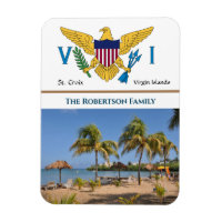 RUA USVI das Ilhas Virgens dos EUA. Croix Caribe