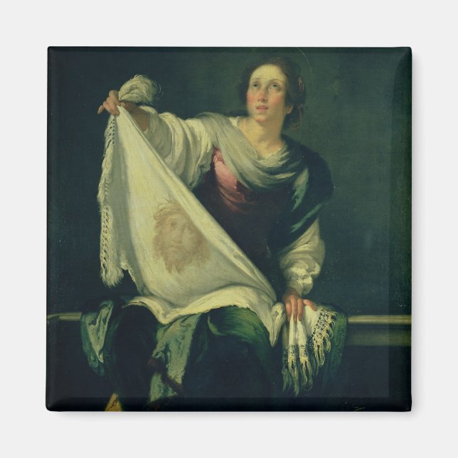 Íman Rua. Veronica, 1625-30 (óleo na canvas) (Frente)