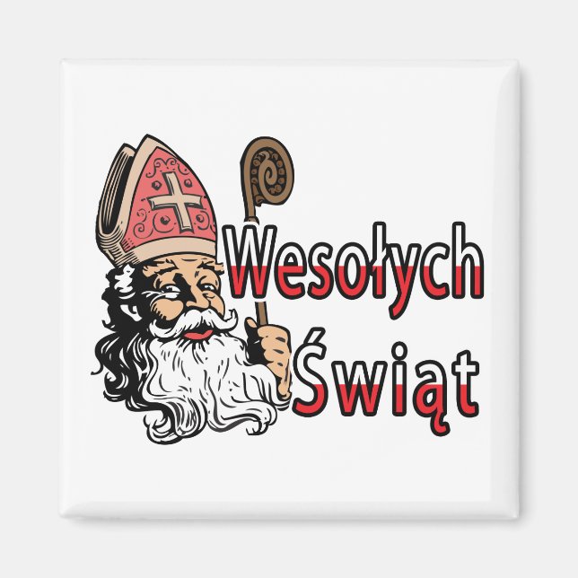 Íman Rua Wesolych Swiat. (Frente)