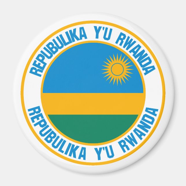 Íman Ruanda Round Emblem (Frente)