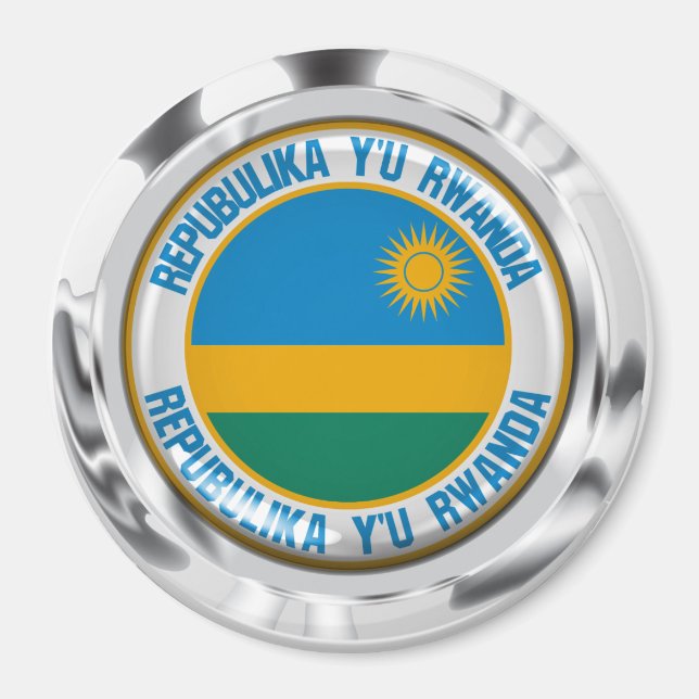 Íman Ruanda Round Emblem (Frente)