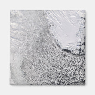 Íman Ruas da nuvem no mar de Labrador