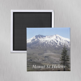 Íman Ruas De Montagem Coberta Por Neve Helens Volcano