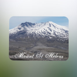 Íman Ruas De Montagem Coberta Por Neve Helens Volcano