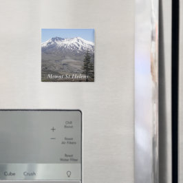 Íman Ruas De Montagem Coberta Por Neve Helens Volcano