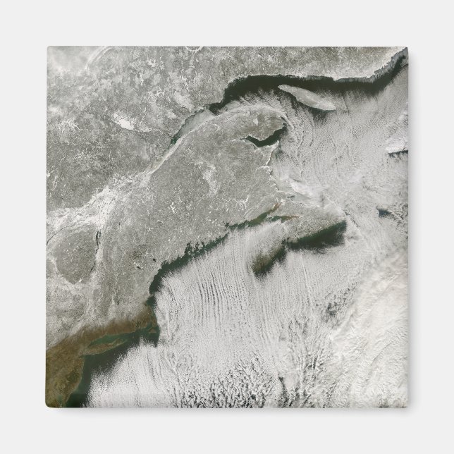 Íman Ruas de neve e nuvens (Frente)