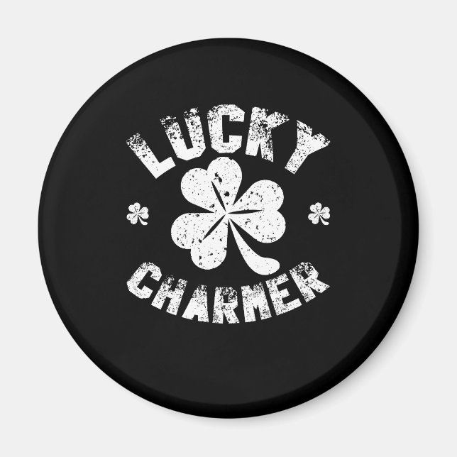 Íman Ruas Engraçadas de Shamrock, Lucky Charmer. (Frente)