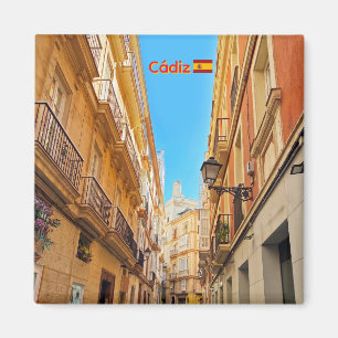 Íman Ruas estreitas de Cádiz histórica na Espanha viage