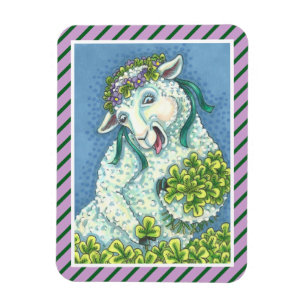 ÍMAN  RUAS. MAGNET IRLANDESA DE PATRICK EWE & SHAMROCKS