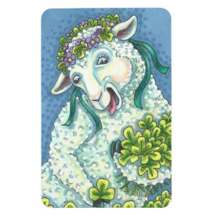ÍMAN  RUAS. MAGNET IRLANDESA DE PATRICK EWE & SHAMROCKS