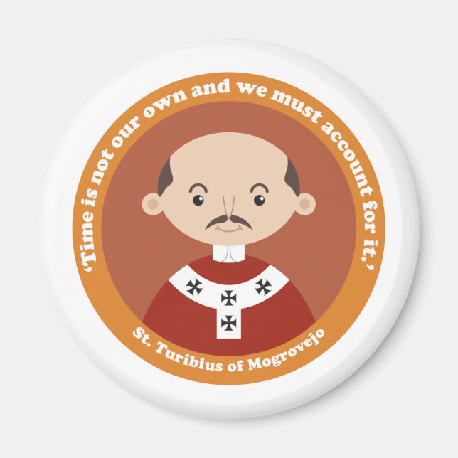 Íman Ruas. Turibius de Mogrovejo (Frente)