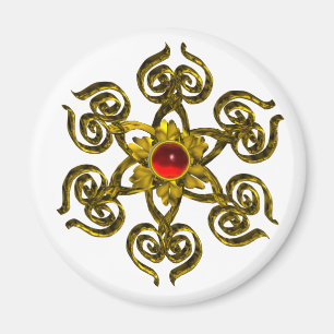 ÍMAN RUBI COR-DE-ROSA DO OURO