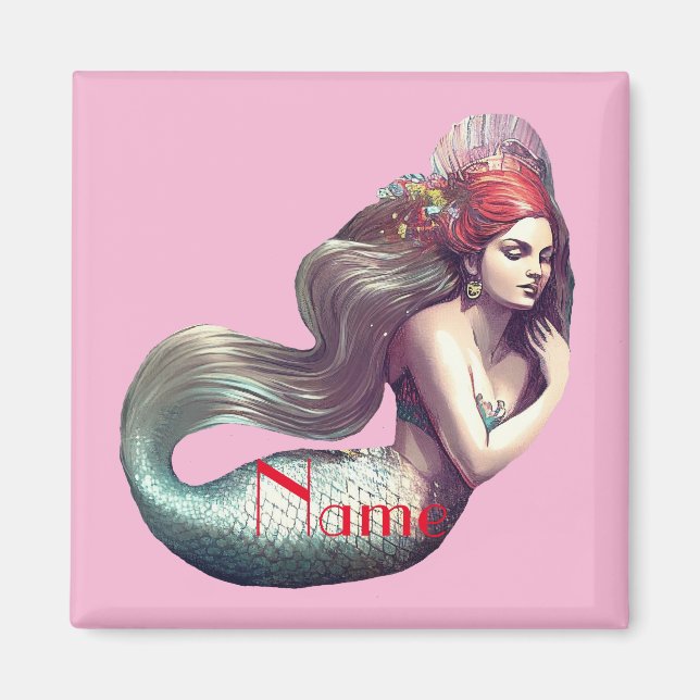 Íman Rubor_Cove da Bela Sereia da Redhead (Frente)