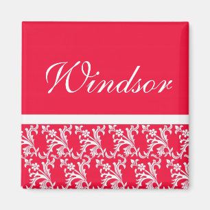 Íman Ruby Red Custom Wedding Magnets