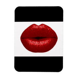 ÍMAN RUBY RED LIPSTICK MAKEUP BEAUUON FASHION LÁBIOS
