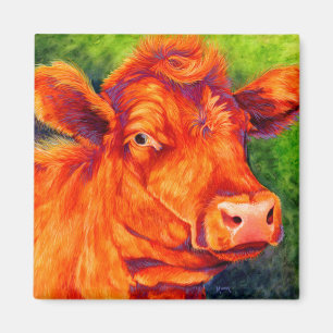 Íman Ruby The Red Angus Cow Magnet