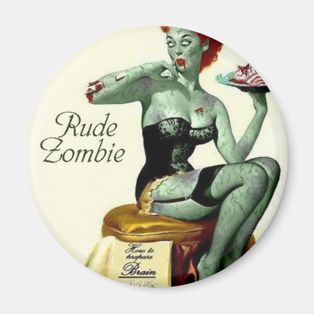 Íman Rude Zombie "A Primeira Mordida" (Frente)