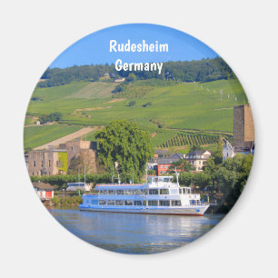 Íman Rudesheim, Alemanha, barco do cruzeiro