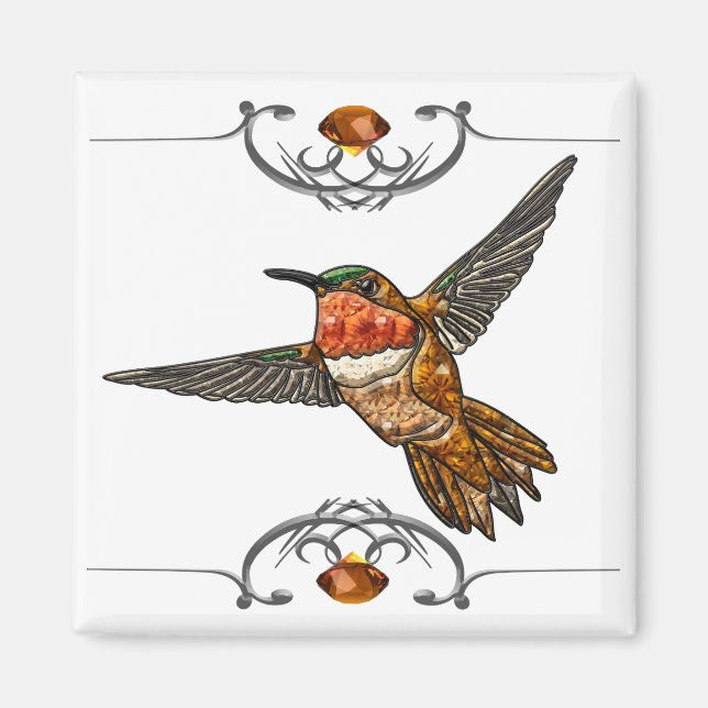 Íman Rufous Hummingbird (Frente)