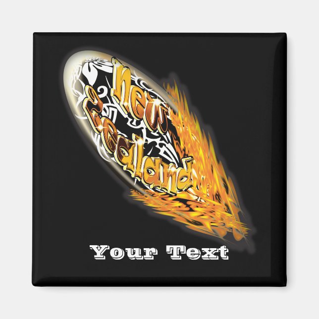 Íman Rugby da Nova Zelândia: adeptos do Kiwis (Frente)