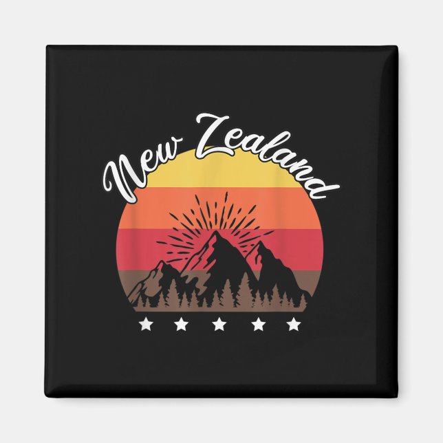 Íman Rugby Lover Kiwi Gift New Zealand  (Frente)