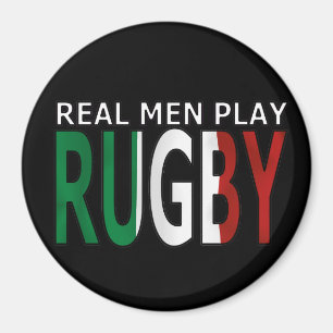 Íman Rugby real Italia do jogo dos homens