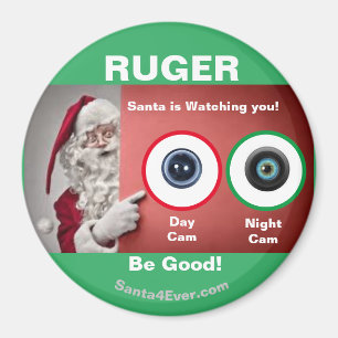 Íman RUGER Santa is Watching you! Day and Night