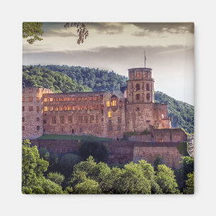 Íman Ruínas famosas do castelo, Heidelberg, Alemanha