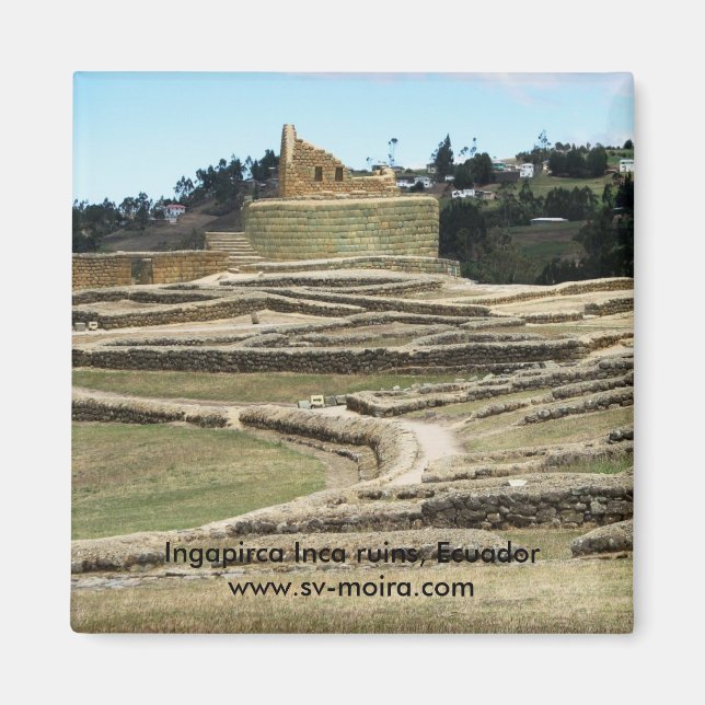 Íman Ruínas Ingapirca Inca, Equador (Frente)