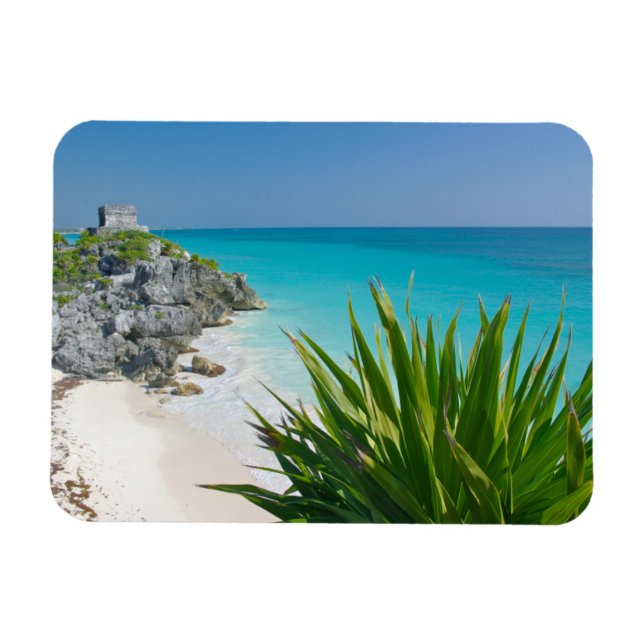 Íman Ruínas Maias Na Praia De Tulum (Horizontal)