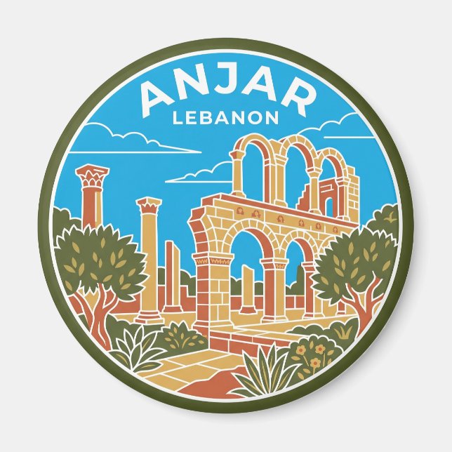 Íman Ruínas Omíadas de Anjar Líbano (Frente)