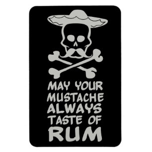Íman Rum Magnético de cor personalizado do bigode