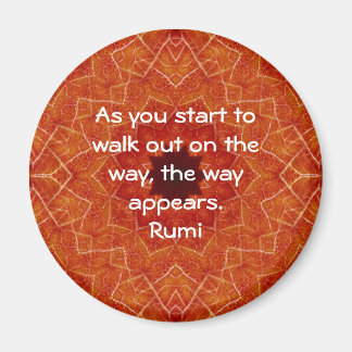 Íman Rumi Inspirational Quotation dizendo sobre fé