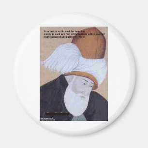 Íman Rumi "Obstáculos Do Amor" Citação Sobre Ofertas