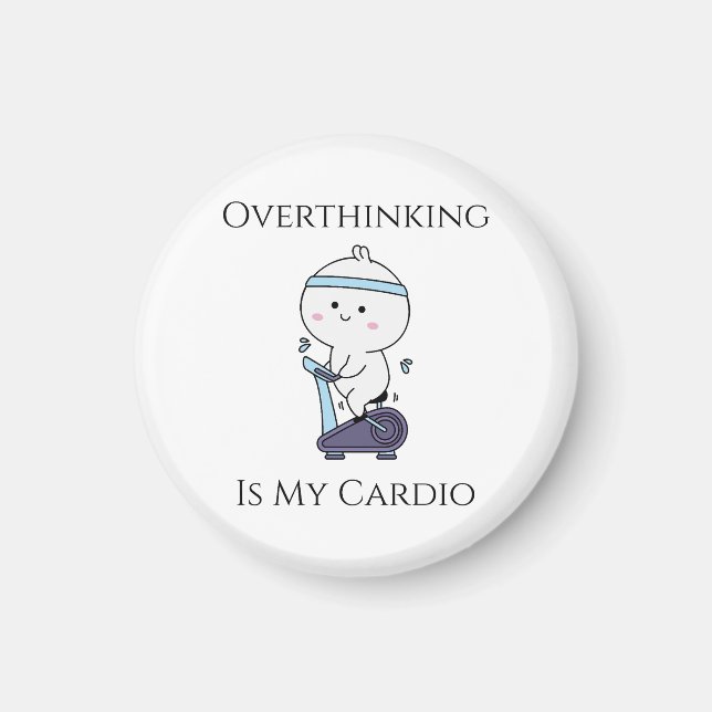 Íman Ruminar demais é meu ímã de cardio (Frente)