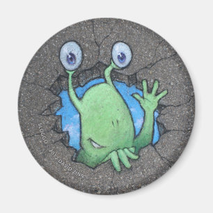 Íman rupturas do sluggo completamente