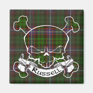 Íman Russell Tartan Skull