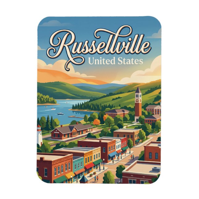 Íman Russellville, Arkansas Arkansas (Vertical)