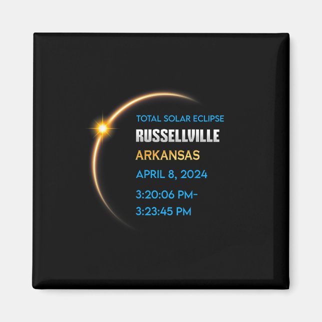 Íman Russellville Arkansas Total Solar Eclipse 2024 (Frente)