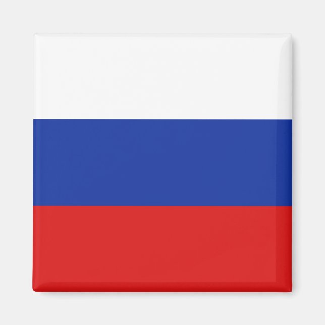 Íman Rússia Flag Magnet (Frente)