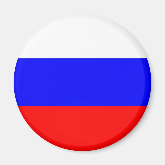 Íman Rússia Flag Magnet (Frente)