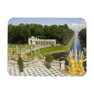 Íman Rússia. Petrodvorets. Palácio Peterhof. Pedro, o