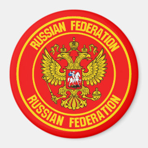 Íman Rússia Round Emblem