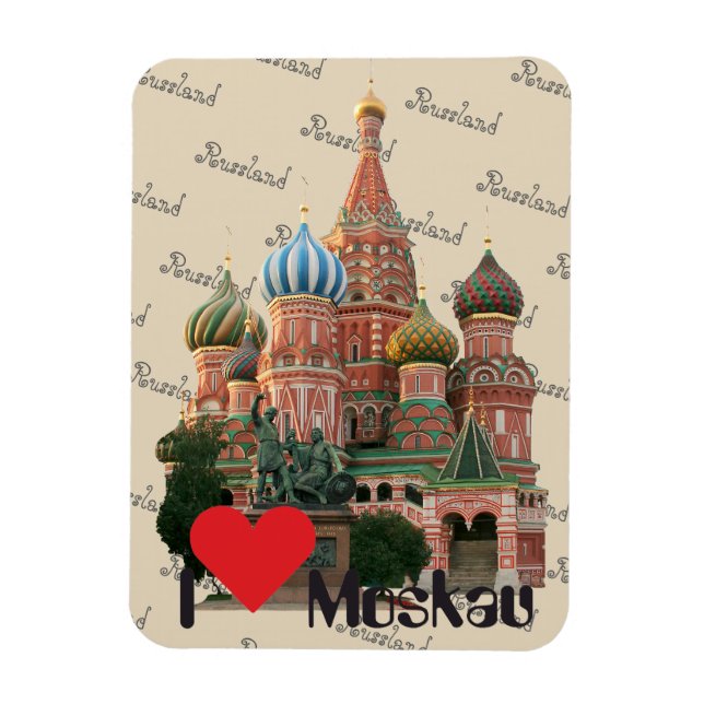 Íman Rússia - Rússia Moskau Magnet (Vertical)