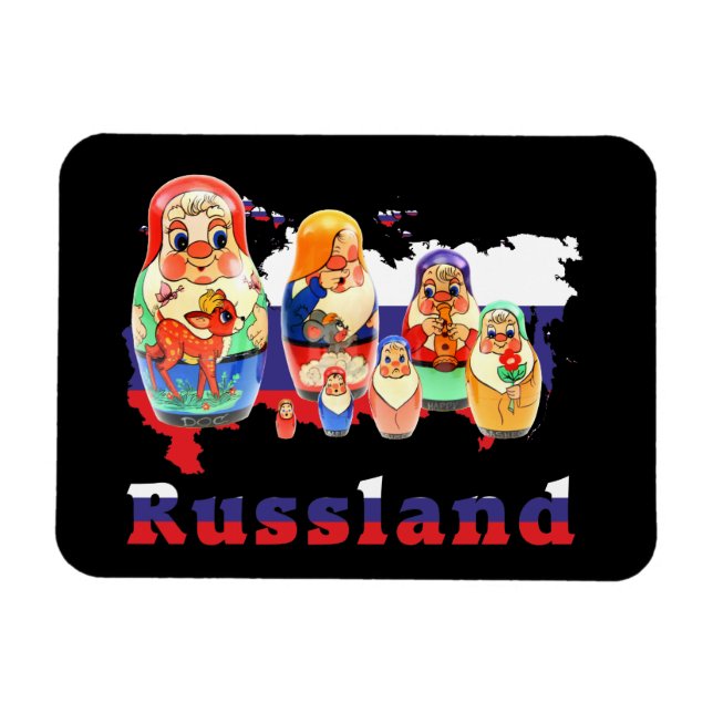 Íman Russland - Rússia Magnet (Horizontal)