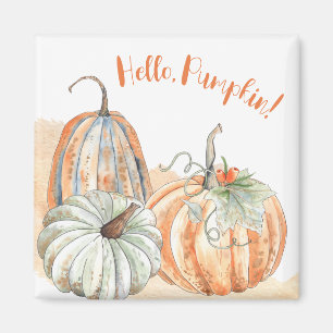 Íman Rustic Fall Hello Pumpkin