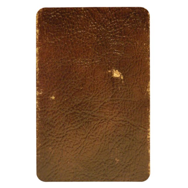 Íman Rustic Faux Brown Leather (Vertical)