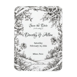 Íman Rustic Floral Elaborado