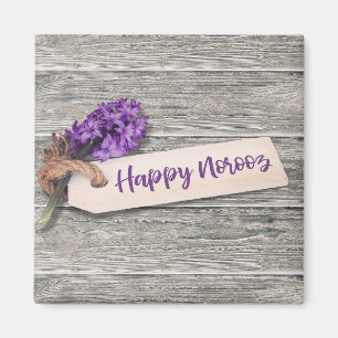 Íman Rustic Happy Noroz Hyacinth - Magnet